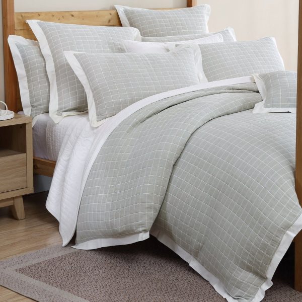 Kingston Moss Quilt Cover Set by Private Collection on Sale