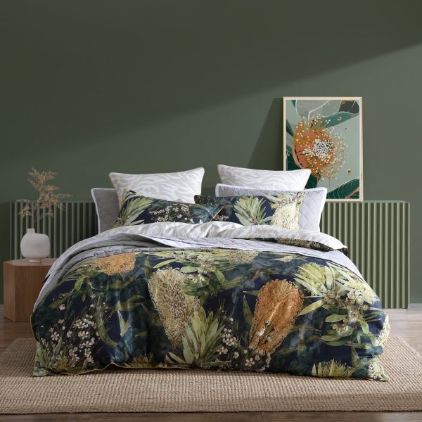 Kiera Green Quilt Cover Set by Logan and Mason For Sale