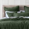 Sussex Forest Green Quilt Cover Set By Bianca Hot on Sale