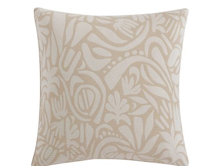 Haven Caramel European Pillowcase by Logan and Mason Platinum For Sale