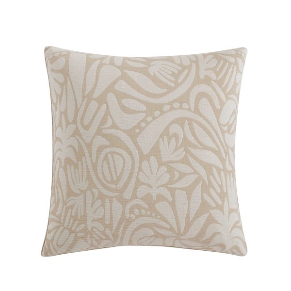 Haven Caramel European Pillowcase by Logan and Mason Platinum For Sale