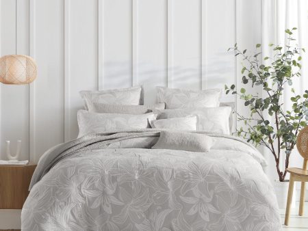 Grace Dove Quilt Cover Set by Logan and Mason Platinum Online