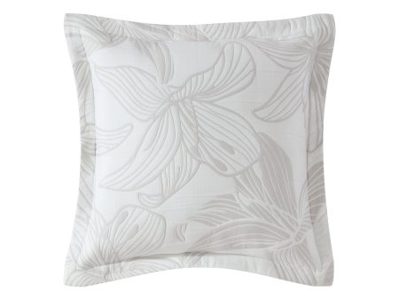 Grace Dove European Pillowcase by Logan and Mason Platinum Fashion