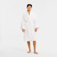 AVEN Australian Cotton Bath Robe WHITE by Sheridan Fashion