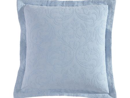 Marbella Blue European Pillowcase by Private Collection Fashion