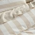 Vintage Stripe Natural Quilt Cover Set by Linen House Online Hot Sale