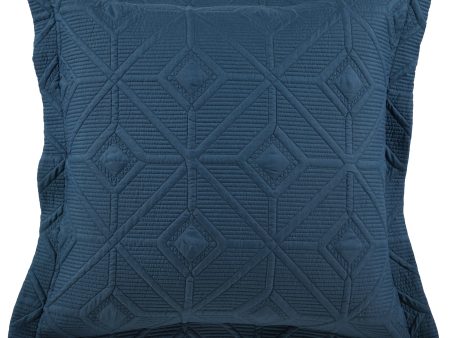 Kazimir Navy European Pillowcase by Bianca Online now