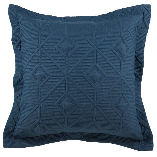 Kazimir Navy European Pillowcase by Bianca Online now