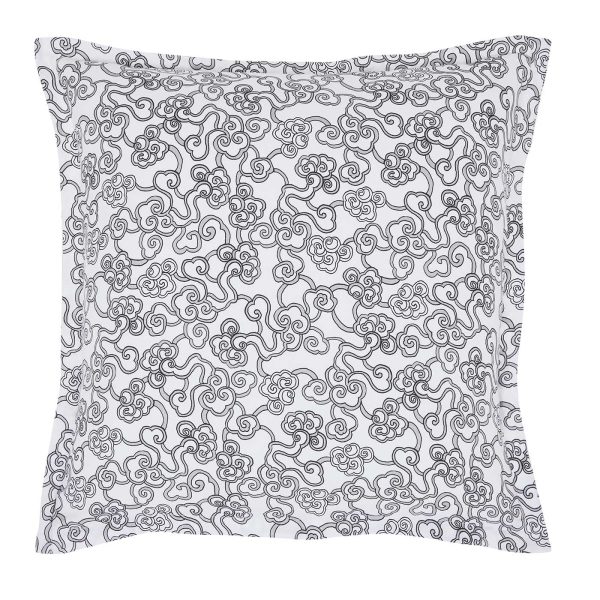 Shanghai Nights Black European Pillowcase by Logan & Mason Hot on Sale