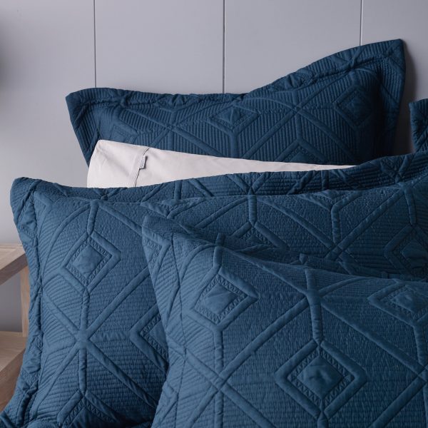 Kazimir Navy Coverlet Set By Bianca Online