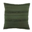 Vienna Square Green Cushion by Bianca on Sale