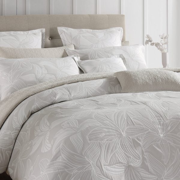 Grace Dove Quilt Cover Set by Logan and Mason Platinum Online