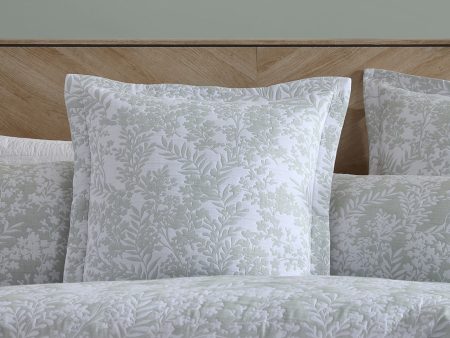 Quinn Sage Square Cushion by Private Collection Fashion