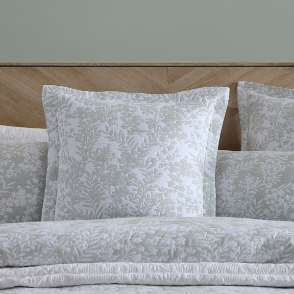 Quinn Sage Square Cushion by Private Collection Fashion