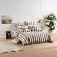 Vintage Stripe Tiramisu Quilt Cover Set by Linen House Online now