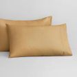 Abbotson Ochre Linen Standard Pillowcase Pair by Sheridan Online now