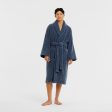 AVEN Australian Cotton Bath Robe INDIGO by Sheridan Supply