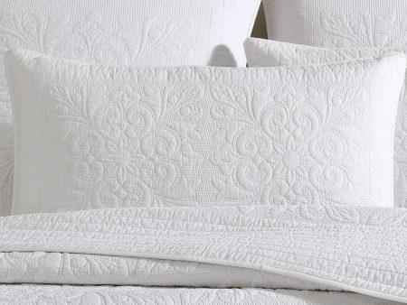 Aerin Ivory Pillowcase Sham by Private Collection For Cheap