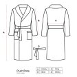 Plush Ocean City ROSEWOOD Bathrobe by Linen House on Sale