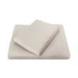 Chateau 210THC Polyester Cotton Flat Sheet or Fitted Sheet MOCHA by Bambury Commercial For Discount