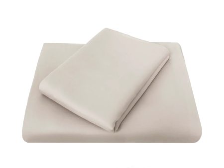 Chateau 210THC Polyester Cotton Flat Sheet or Fitted Sheet MOCHA by Bambury Commercial For Discount