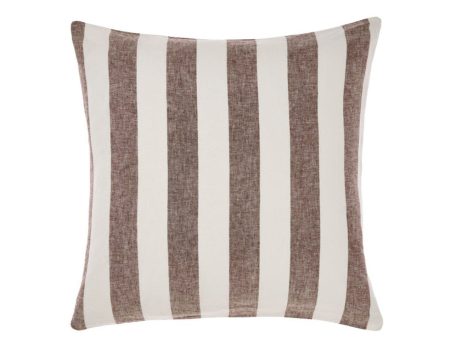 Vintage Stripe Tiramisu European Pillowcase by Linen House on Sale