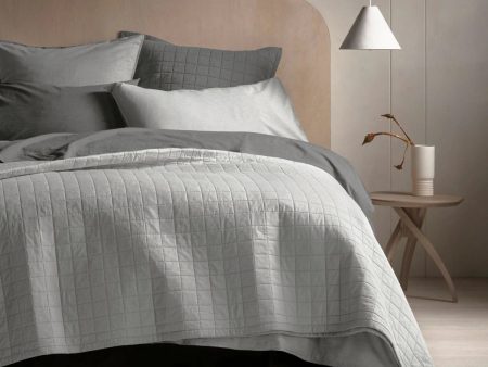 Reilly SOFT GREY Bed Cover by Sheridan For Cheap