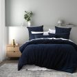 Lebron Indigo Quilt Cover Set By Bianca Hot on Sale