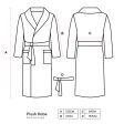 Plush Ocean City ROSEWOOD Bathrobe by Linen House on Sale