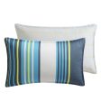 Zayn Blue Breakfast Cushion by Logan & Mason For Sale