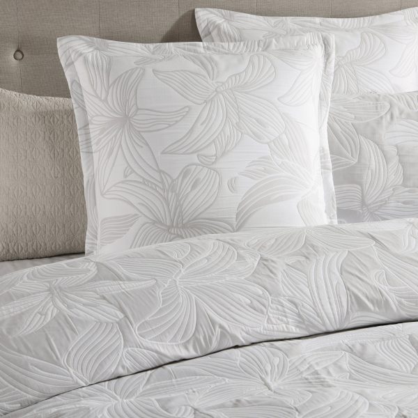 Grace Dove European Pillowcase by Logan and Mason Platinum Fashion