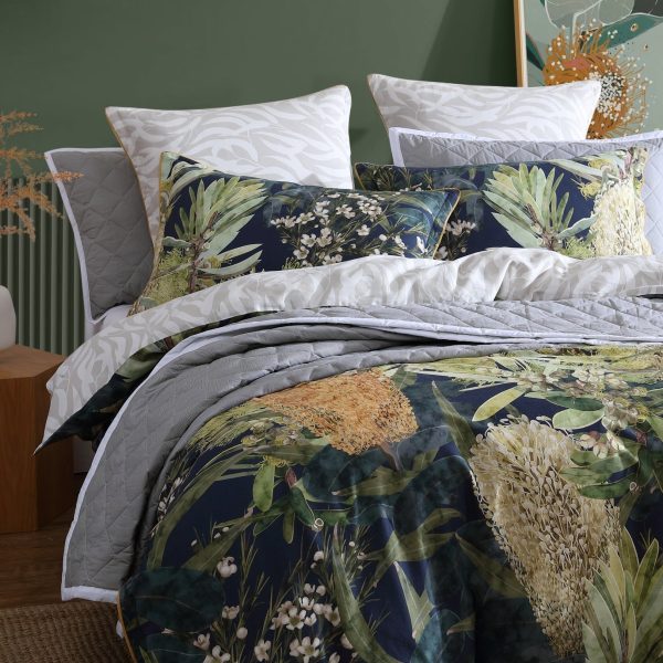 Kiera Green Quilt Cover Set by Logan and Mason For Sale