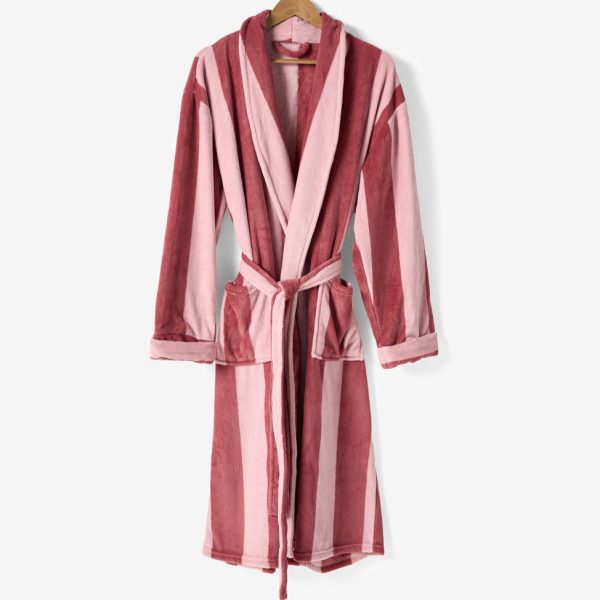 Plush Ocean City ROSEWOOD Bathrobe by Linen House on Sale