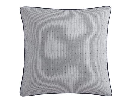 Region Grey European Pillowcase by Logan and Mason Platinum Supply