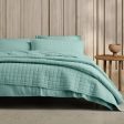 Reilly ARCTIC GREEN Bed Cover by Sheridan Online