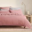 Bayley ROSE Washed Percale Quilt Cover Set by Sheridan Discount