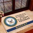 Veteran door mat with your name - Visitors must be approved Navy Online now