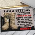 Veteran door mat with your name - Veteran s charter Marine Corps For Sale