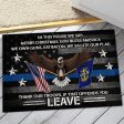 US military door mat - Thank our troops Sale