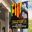 Personalized Flag for Vietnam Veteran - Enjoy Your Freedom Online