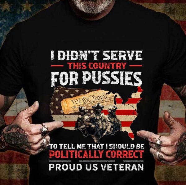 Veteran T-shirt - Politically Correct Fashion