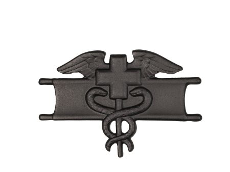 U.S. Army Expert Field Medical STA-BRITE BLACK Metal Pin-on Badge Cheap