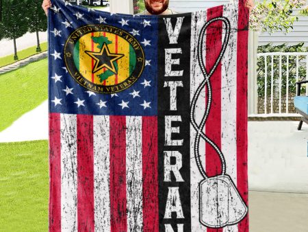 Veteran blanket - Proud veteran sleep here Vietnam veteran Cheap