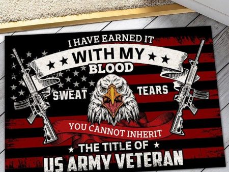 Veteran door mat - Sweet tears Army Cheap