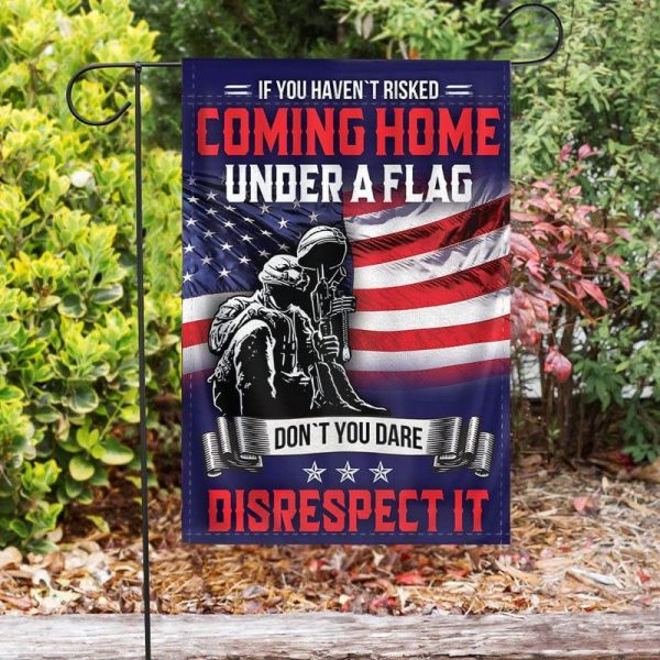 Veteran Flag - Coming home under flag For Discount