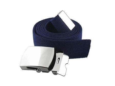 U.S. Air Force Dark Blue Elastic Belt, With STA-BRITE® Buckle and Tip Online now