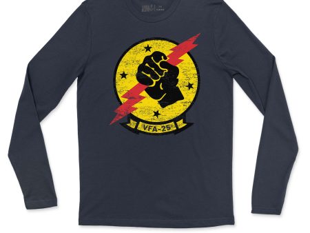 VFA-25 Fist of the Fleet Men s Long Sleeve Hot on Sale