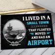 Veteran door mat with your name - I am pround to be a part of USN Discount