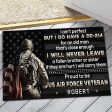 Veteran door mat with your name - I never leave brothers Air Force Cheap