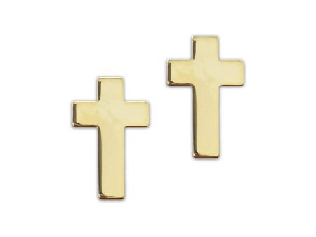 U.S. Army Chaplain Christian Gold Sta-Brite® Pin-on (Pair) Online